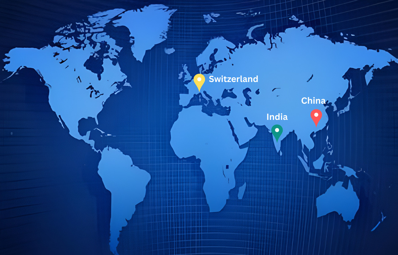 Global Office Locations Map